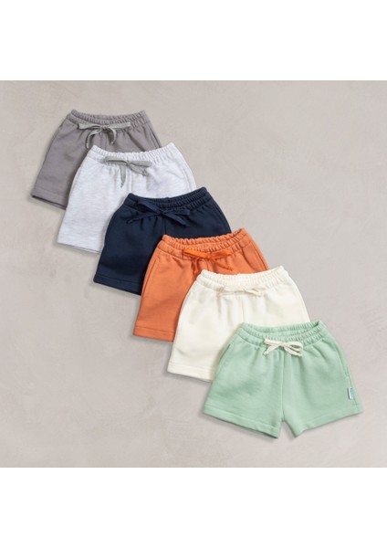 Cepli Pamuk Şort – (0-4 Yaş) - Gri Melanj fiyatları