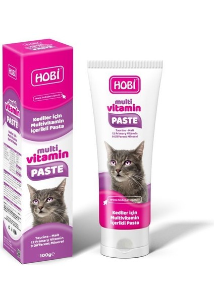 Multivitamin Paste Kediler Için Multivitamin Içerikli Pasta 100GR