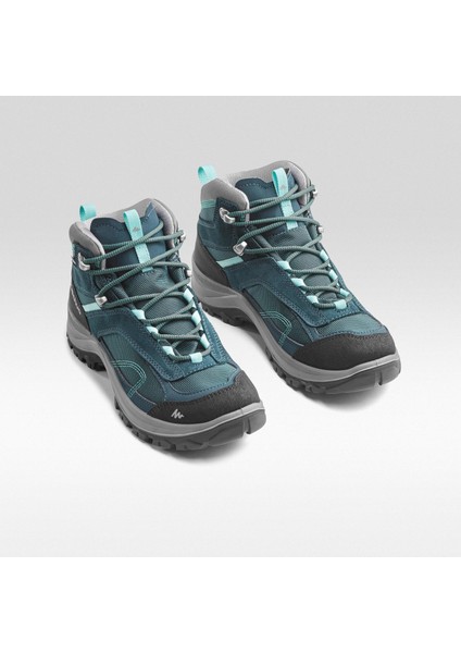 Quechua Kadın Su Geçirmez Outdoor Bot - Turkuaz - Mh100 Mid fiyatları