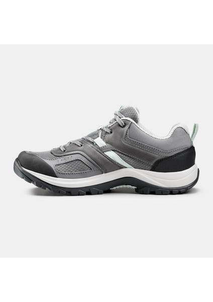 QUECHUA Kadın Outdoor Ayakkabı - Gri / Yeşil - MH100