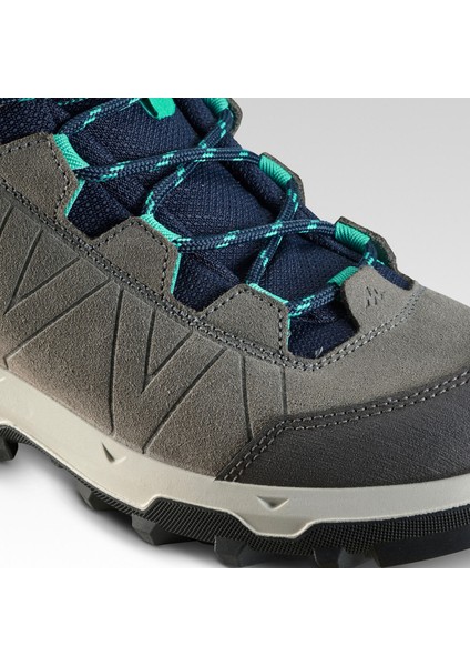 QUECHUA Çocuk Su Geçirmez Bot - 28 / 39 - Mavi / Gri - MH500