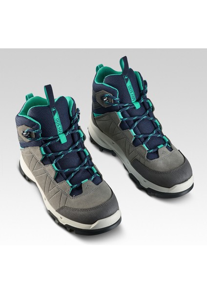 Quechua Çocuk Su Geçirmez Bot - 28 / 39 - Mavi / Gri - MH500 fırsatları