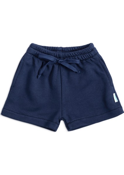 Cepli Pamuk Şort – (0-4 Yaş) - Lacivert