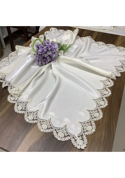 Oya Home Fransız Dantelli Bohça Set - 3 Parça