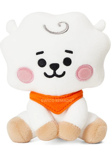 Swico Remado BT21 Rj Sevimli Karikatür Peluş Oyuncak - Beyaz (Yurt Dışından)