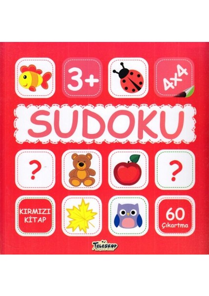 Sudoku 4x4 Kırmızı Kitap