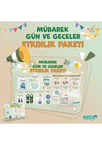 Mavi Uçurtma Yayınları Mübarek Gün ve Geceler Etkinlik Paketi