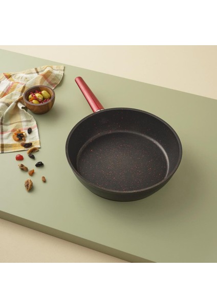 Bahama Granit Kırmızı Tava 28 cm