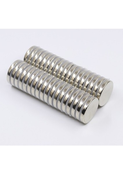 Çok Güçlü Neodyum Mıknatıs Yuvarlak Disk 30X5 mm