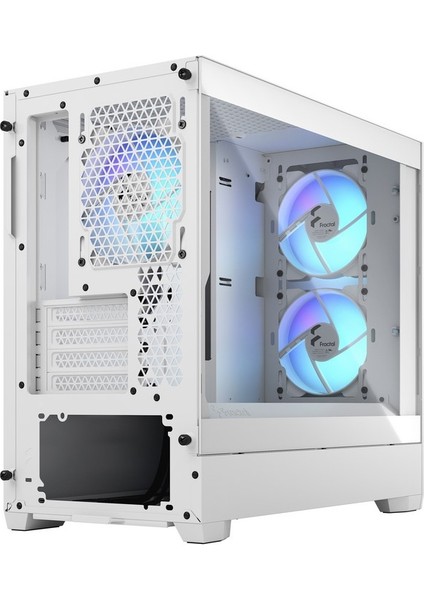 Fractal Design Pop Mini Air Rgb Beyaz Temperli Cam Oyuncu Bilgisayar Kasası (FD-C-POR1M-01)