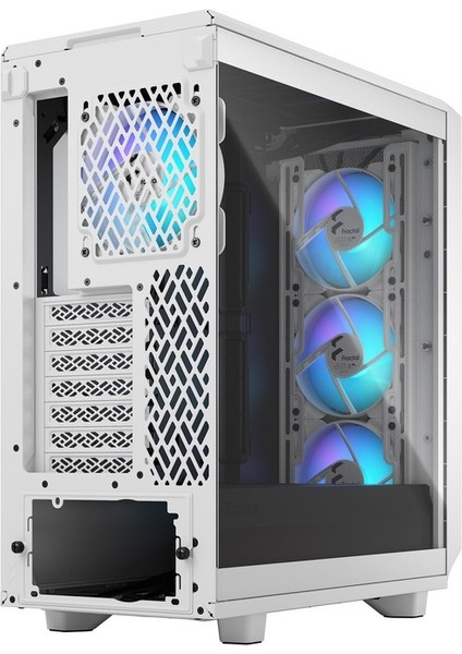 Fractal Design Meshify 2 Compact Rgb Beyaz Temperli Cam Atx Oyuncu Bilgisayar Kasası (FD-C-MES2C-08)