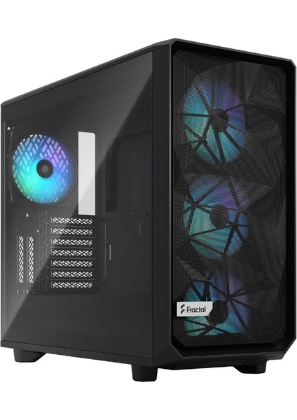 Fractal Design Meshify 2 Rgb Siyah Temperli Cam E-Atx Oyuncu Bilgisayar Kasası (FD-C-MES2A-06)