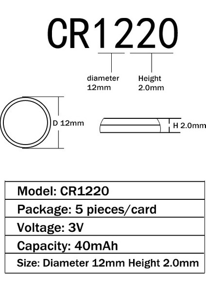 1 Kart 5 Adet CR1220 3V Lityum Pil / Cr 1220 3V Düğme Pil 5'li Kart Paket Çizim Tablet Oyuncak Pili LED Kumanda Kitap Okuma Gözlük Pili Araba Oto Araç Kumanda Pili Cr 1220 SKT2032 Cr 1220 fırsatları