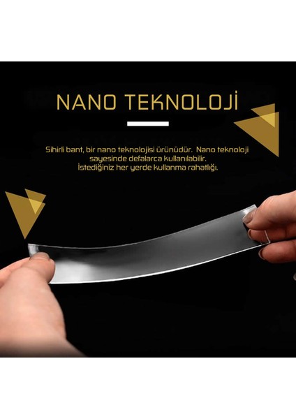 Çift Taraflı Nano Teknolojili Süper Güçlü Bant (3 Metre)