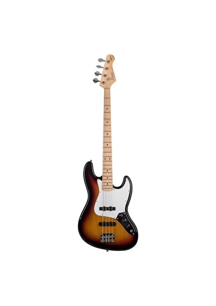 Kjb-Aldjj-Gmn-3ts Jazz Bass Akçaağaç Klavye Sunburst Bas Gitar