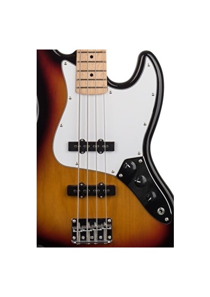 Kjb-Aldjj-Gmn-3ts Jazz Bass Akçaağaç Klavye Sunburst Bas Gitar