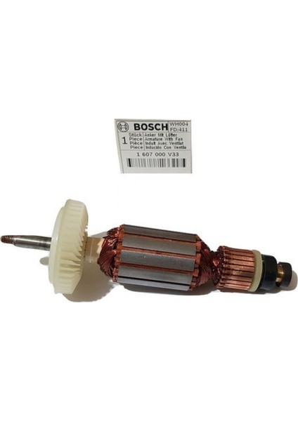 Gws 15-125 Cı / Gws 15-125 Cıe / Gws 15-125 Cıt Fanlı Endüvi Armatör Rotor Kollektör 230V