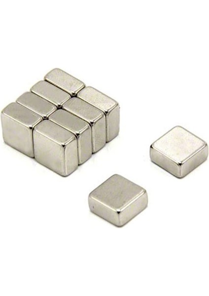 Neodyum Mıknatıs, Çap 10X10X5 mm Kare Magnet Süper Güçlü Magnet