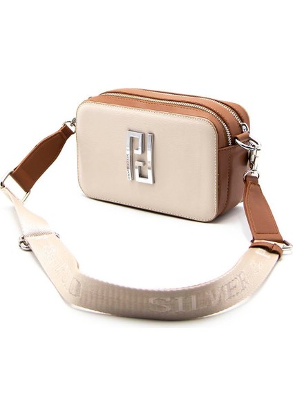 Kadın Çapraz Çanta Bej - A.taba NV1078