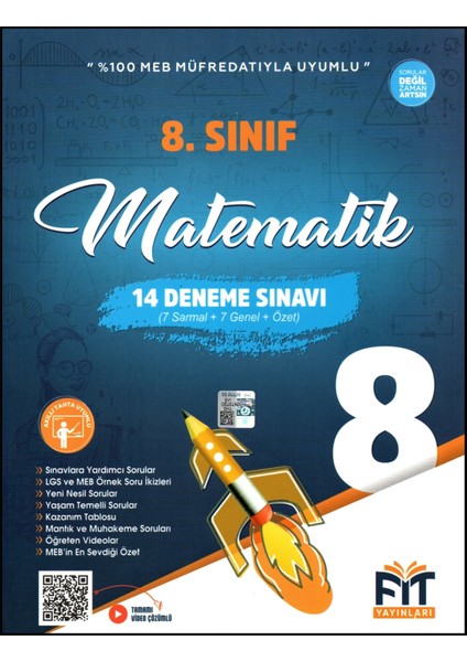 8. Sınıf LGS Matematik Denemeleri 14 Deneme