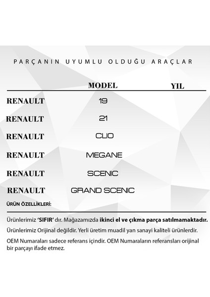 Renault Megane,clio, 19, Dacia Logan Için Tavan Anten Çubuğu - 40 cm