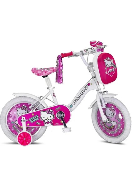16 Jant Hello Kıtty-Bmx-Canta Beyaz