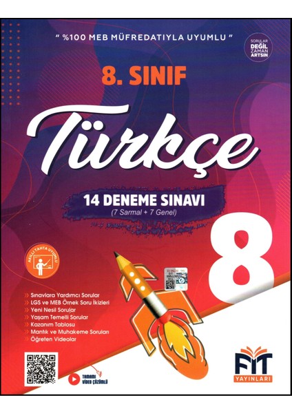 8. Sınıf LGS Türkçe Denemeleri 14 Deneme