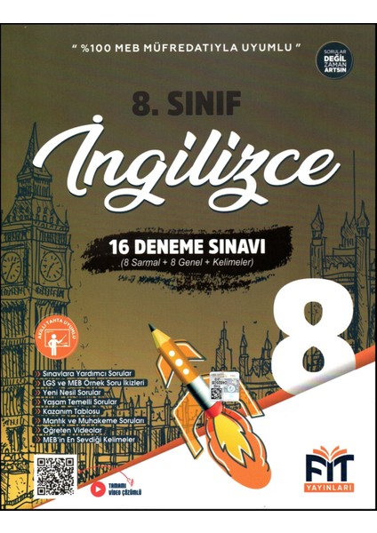 8. Sınıf LGS İngilizce Denemeleri 16 Deneme