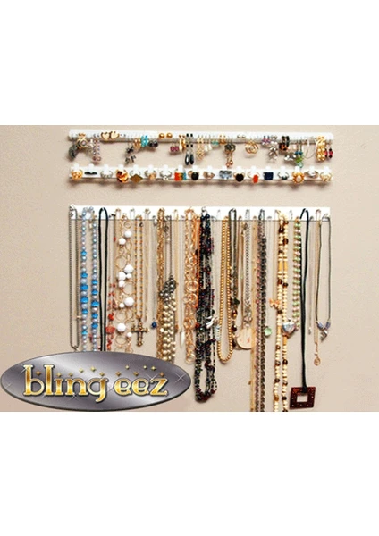 Bling Eez Takı Organizer Mücevher Aksesuar Plastik Askılık