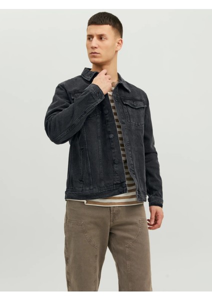 Erkek Denim Jean Kot Ceket 12223613