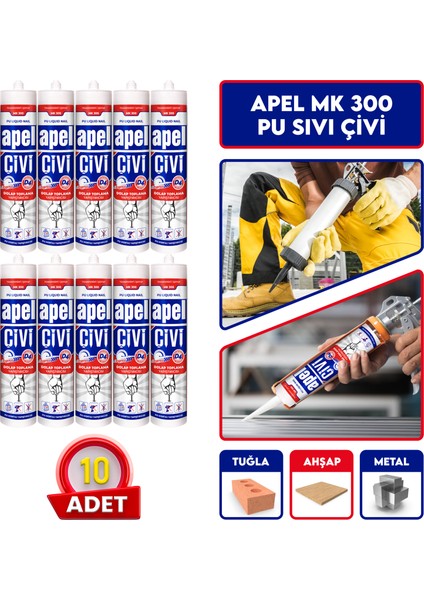 MK300 Sıvı Çivi Çok Güçlü Yapıştırıcı
