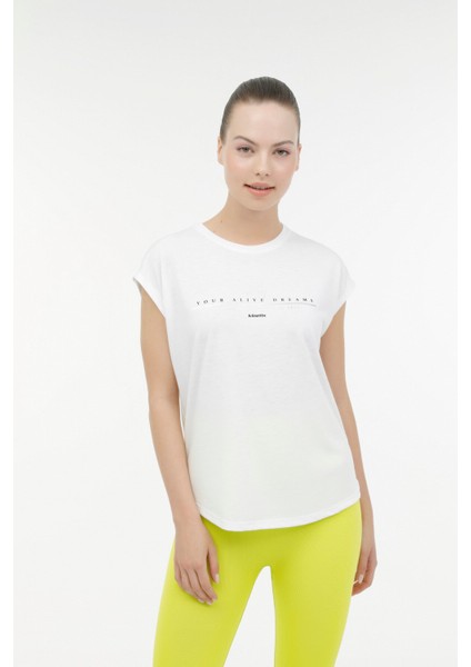 Wl Dalıa 11P7113 3fx Beyaz Kadın Kısa Kol T-Shirt