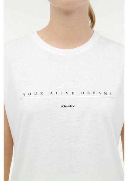 Wl Dalıa 11P7113 3fx Beyaz Kadın Kısa Kol T-Shirt
