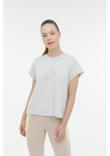 Wl 11LLW04-B Tsh 3fx Yeşil Kadın Kısa Kol T-Shirt