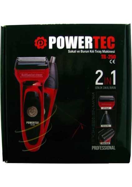 TR-250 Günlük Sakal ve Burun Kili Makinesi modelleri