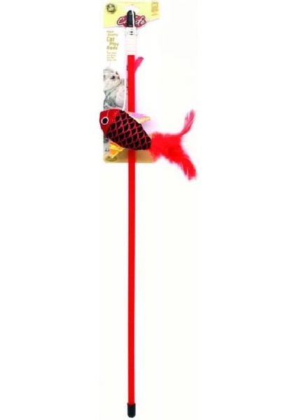Balık Figürlü Kedi Oltası - Premium
