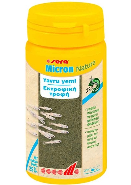 Micron Nature Yavru Balık Yemi 50 ml