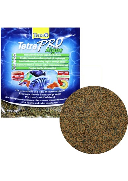 Pro Algae Cips Balık Yemi 12 gr