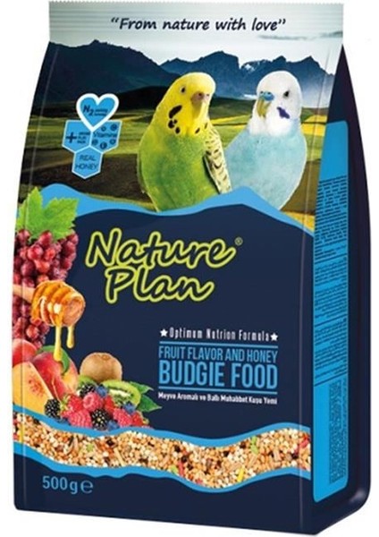 Nature Plan Meyveli ve Ballı Muhabbet Yemi 500 gr