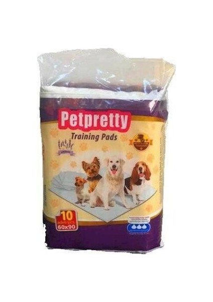 Pet Pretty Lavantalı Köpek Eğitim Çiş Pedi 60X90 10 Lu