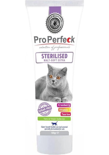 Sterillised Malt Soft Extra (Kısır Kediler Için Urinary Destekli) 100 gr