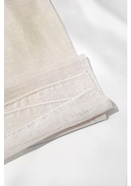 Keten Tül 1/3 Sıklık Boru Pileli modelleri