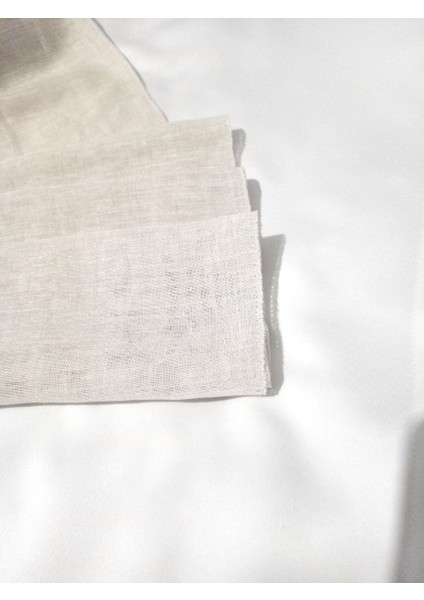 Keten Tül 1/3 Sıklık Boru Pileli modelleri