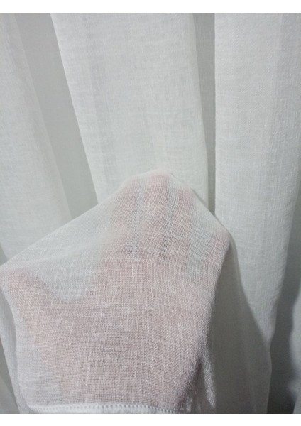 Keten Tül 1/3 Sıklık Boru Pileli fırsatları