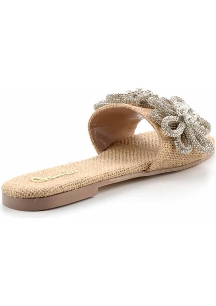 Bej Hasır Kadın Terlik K04666012728 fırsatları