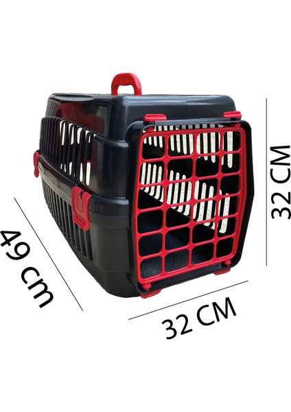 Kedi Taşıma Kafesi, Kedi Taşıma Çantası 49X32X32