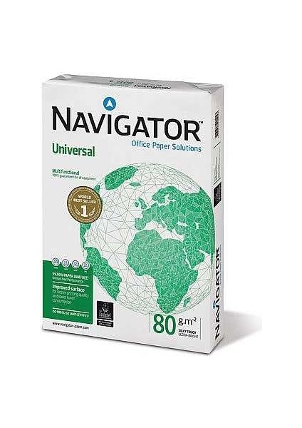 1 Paket Navigator 500 Sayfa 80 gr A4 Fotokopi ve Yazıcı Kağıdı