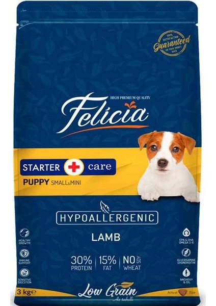 Yavru Köpek Maması Kuzulu S/m Az Tahıllı 3 kg