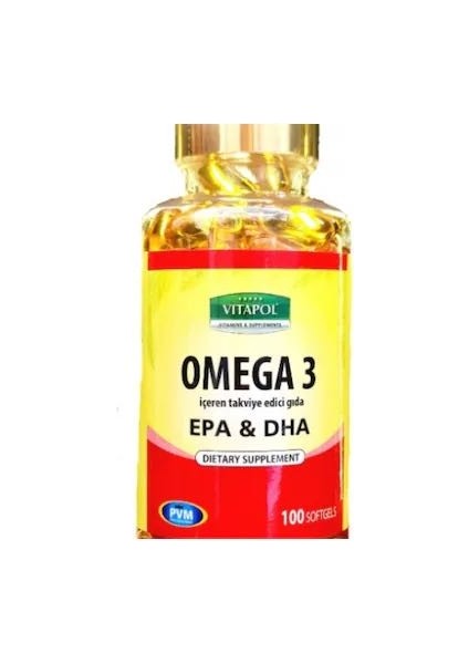 Omega-3 Epa & Dha Balık Yağı 2000 mg 100 Kapsül
