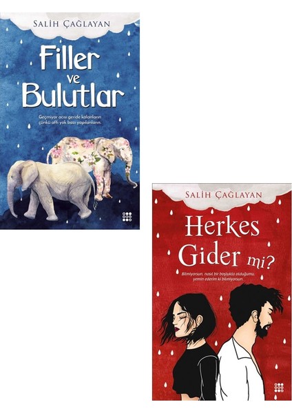 Salih Çağlayan Seti 2 Kitap Filler ve Bulutlar + Herkes Gider Mi - Salih Çağlayan